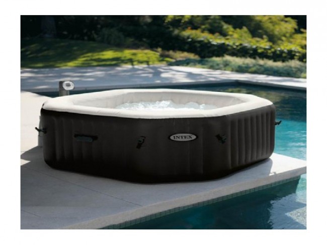 4 persoons Intex PureSpa DeLuxe HWS 800 opzet jacuzzi Ø2.01