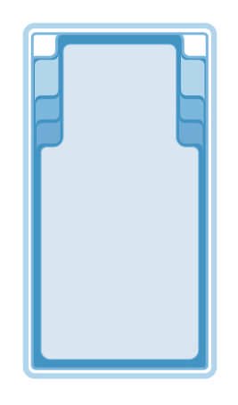 Zwembad Smaragd 6.0 x 3.2 x 1.4 m