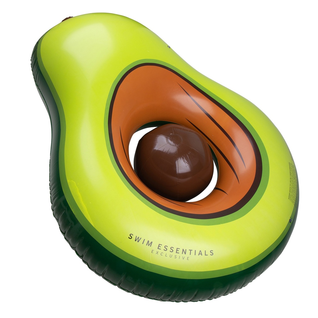 Avocado luchtbed inclusief strandbal