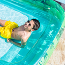 Rechthoekig zwembad met tropische print - 300 cm