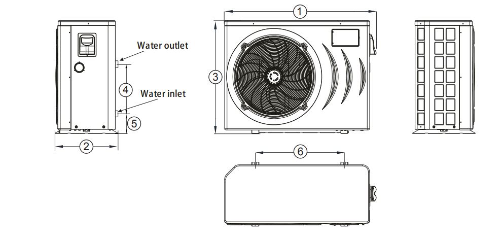Warmtepomp Dura Pro Inverter 12kW tot 45 m³ - vanaf - 15°C