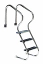 Zwembadtrap/zwembadladder RVS comfort (beton)