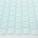 GeoBubble SolGuard lichtblauw doorschijnend op maat - solar folie - zwembadafdekking  - 500μm