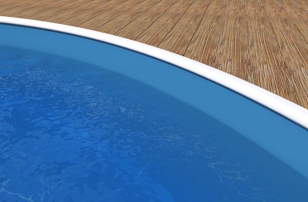 Staalwand zwembad Azuro - 360 x 90cm - liner zwembad