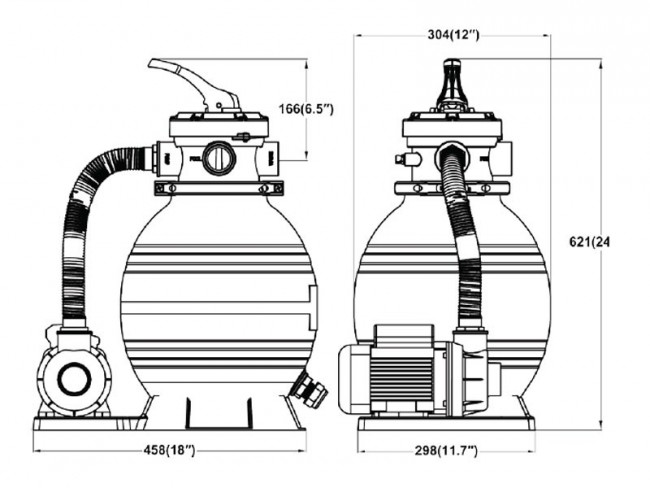 Zandfilter systeem 300A