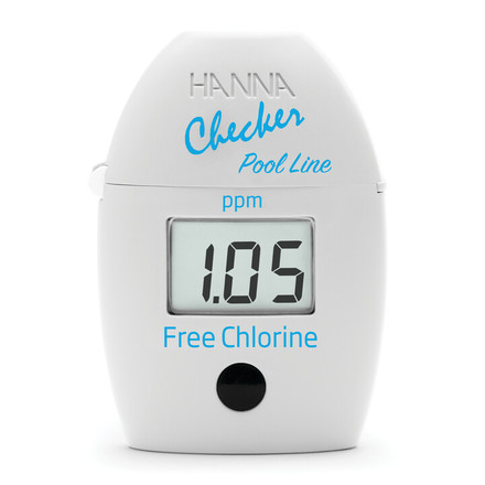 Hanna pool line test kit fotometer checker vrij chloor - 0,00 tot 2,50 mg/l