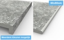 Nimes randsteen - keramische randstenen - terras tegel - 80x80x2