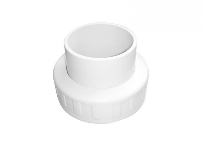 Koppelstuk 3 - 3" binnendraad naar 63 mm lijmverbinding