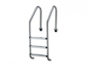 Zwembadtrap/zwembadladder RVS 304 schuin (beton)