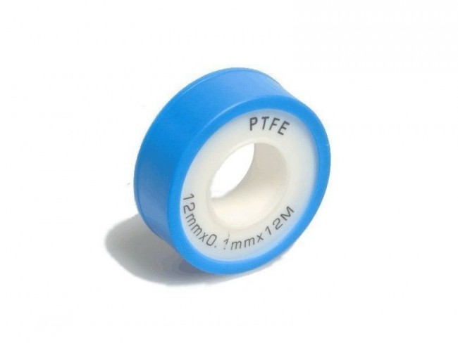 Teflon tape 12 m x 12 mm x 0,075 mm