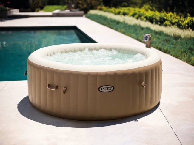 Spa Intex Purespa Bubble opblaasbare opzet spa HWS800 whirlpool Ø2 m