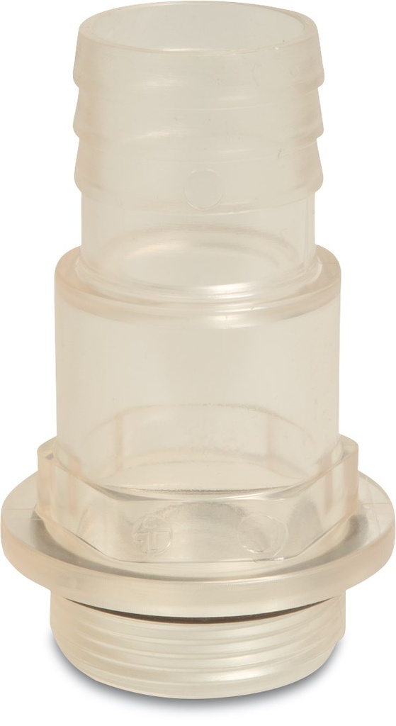 32/38  mm slangtule schroef - transparant kijkglas