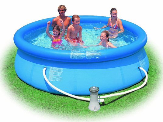 Zwembad Intex 3,05 x 0,76 m - rond - opblaasbaar - inclusief cartridge filter