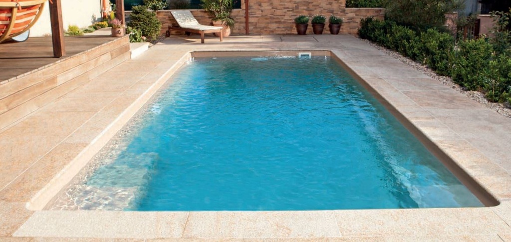 Polyester (vinylester) zwembad Perseus 6,0 x 3,2 x 1,4 m