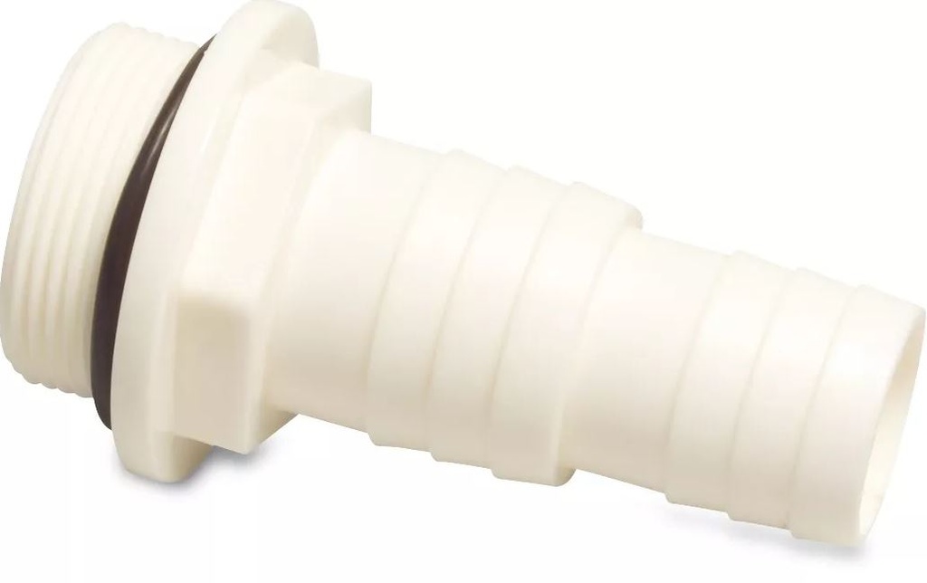 32/38  mm slangtule x 1,5" schroef met extra o-ring / o ring