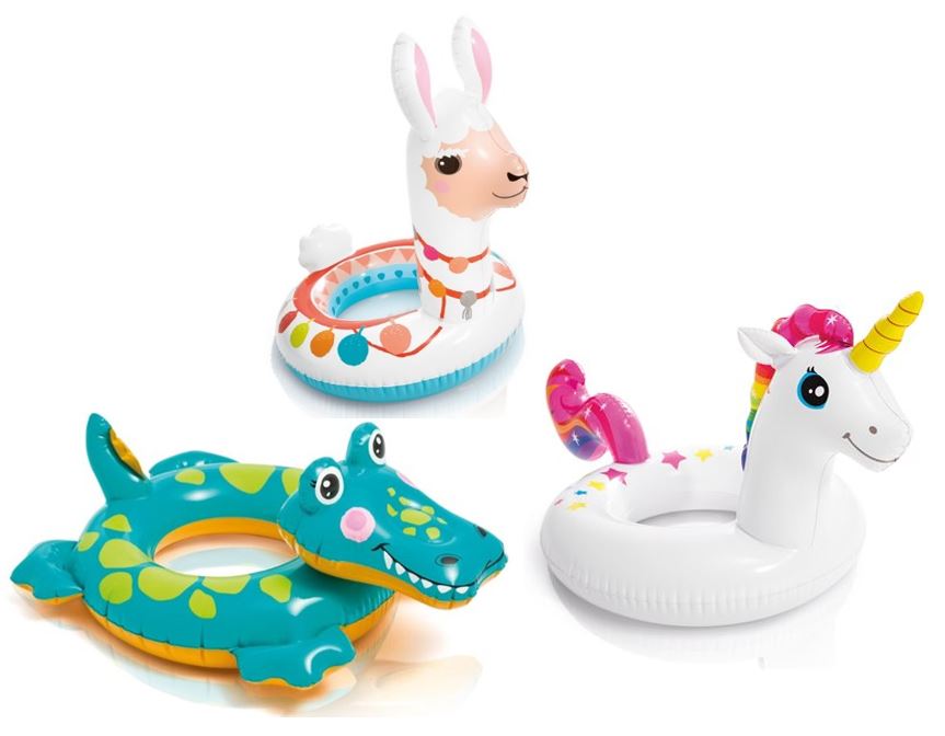 Grote opblaasbaar donut zwemband roze 104 cm | Fun en Feest