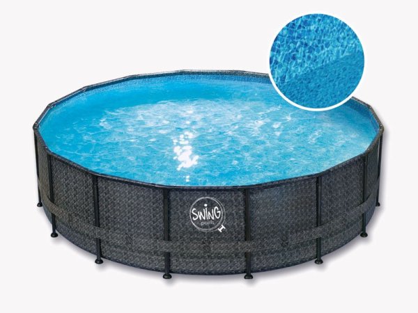 thuis Selectiekader Tub PoolPlaza | Metalen frame opzet zwembad Swing