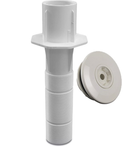 [004365] Beton inspuiter inclusief wanddoorvoer en verstelbare inspuiter kop