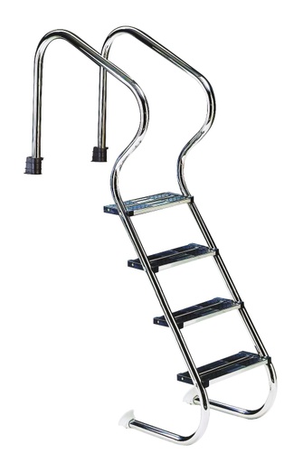 Zwembadtrap/zwembadladder RVS comfort (beton)