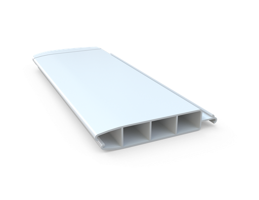 Aquadeck - PVC ''wit'' lamellenafdekking per strekkende meter