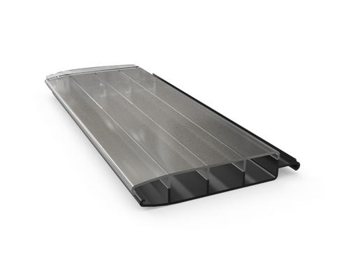 Aquadeck - Polycarbonaat ''Platinum'' lamellenafdekking per strekkende meter