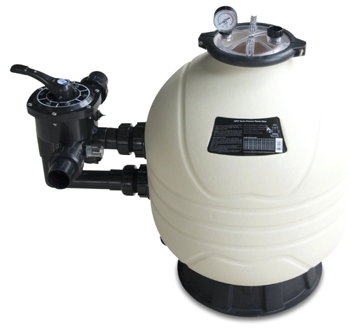 [007262] Flotide zandfiltervat tot 100m3 - HDPE incl. sidemount filterkop 2"x63mm